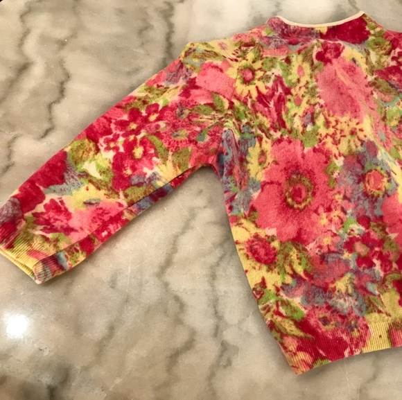 Vintage soft floral sweater - Picture 2 of 3